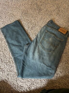 Signature Men's Straight-Leg Jeans in Faded Blue 36x34